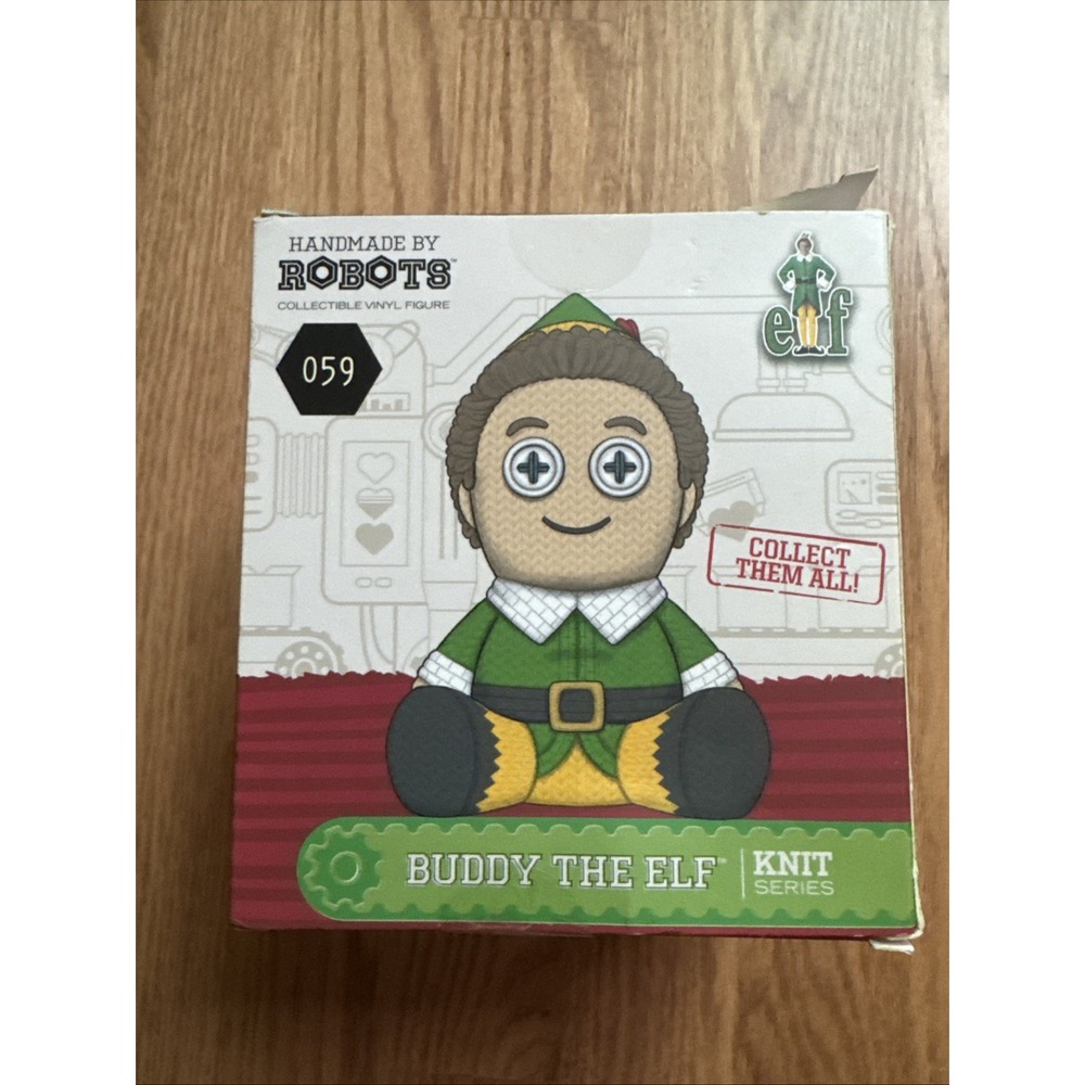 Buddy The Elf Knit Series Handmade By‎ Robots #059 Collectible Christmas - Picture 3 of 6